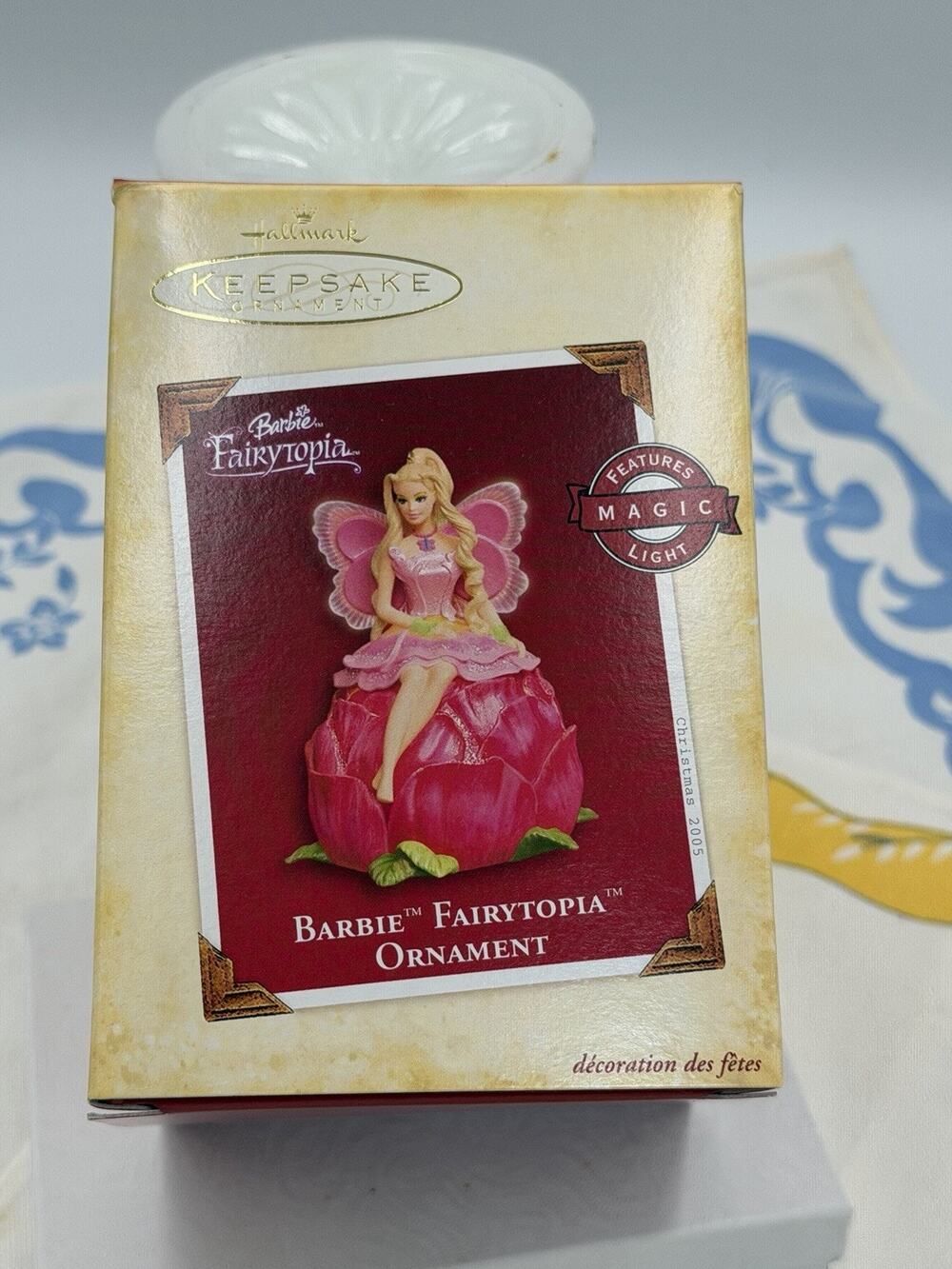 Hallmark Keepsake 2005 Barbie Fairytopia Elina Ornament Magic Light